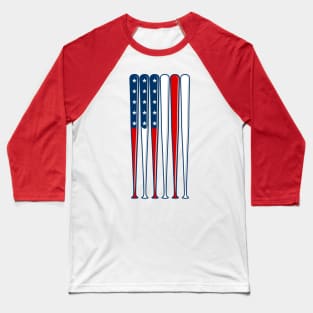 Baseball USA Flag Baseball T-Shirt